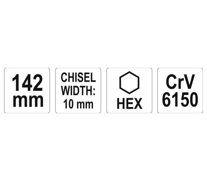 Слесарное зубило Yato YT47147 142мм-5