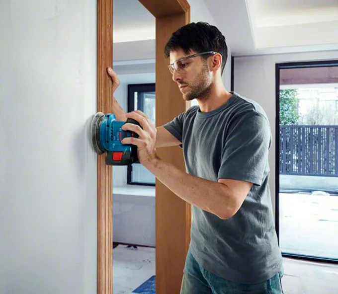 Mașină de șlefuit excentrică fără fir (fără bat) BOSCH GEX 185-LI 125mm 18V-7