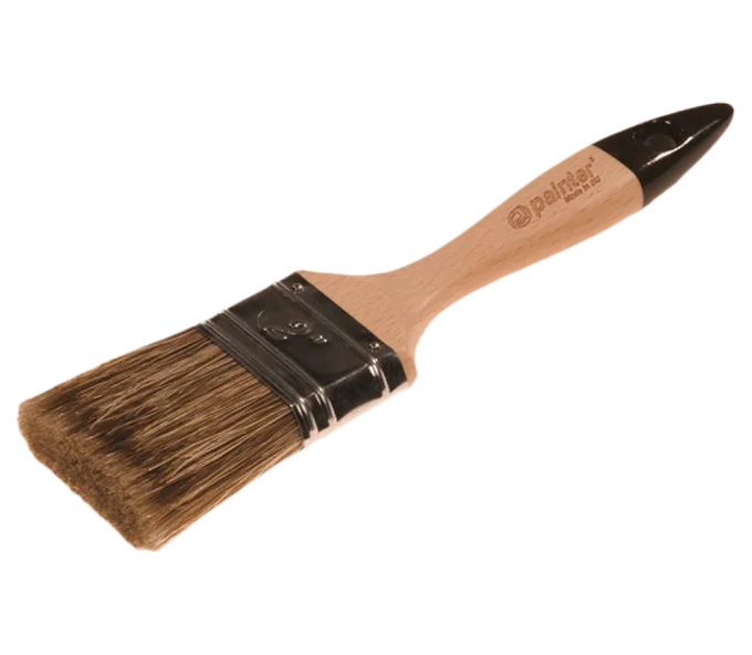 Плоская кисть серии AMERYKAN WOOD PAINTER AME0809 63мм-1