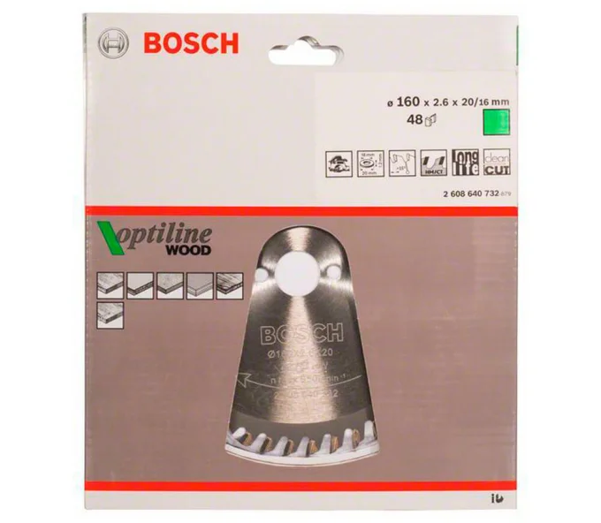 Disc pentru fierastrau electric BOSCH 2608640732 160mm 48T-3