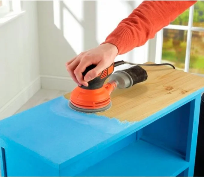 Mașină de șlefuit excentrică BLACK&DECKER KA199 240w 125mm-7