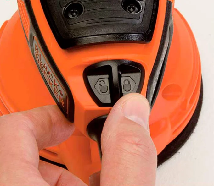 Mașină de șlefuit excentrică BLACK&DECKER KA199 240w 125mm-3