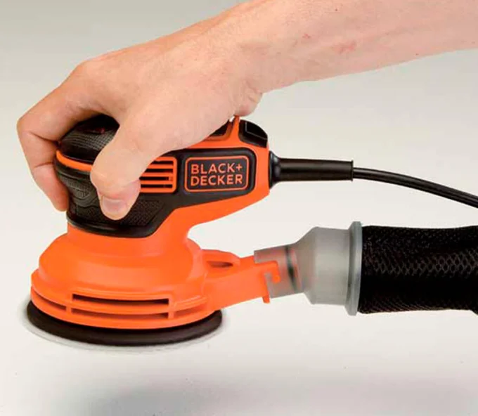 Mașină de șlefuit excentrică BLACK&DECKER KA199 240w 125mm-5