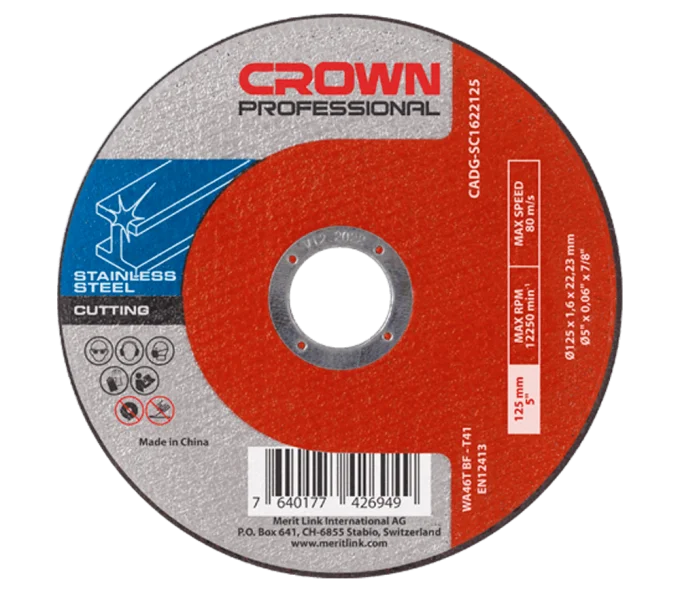 Disc de tăiat abraziv CROWN 1922230 230mm 1.9mm-1
