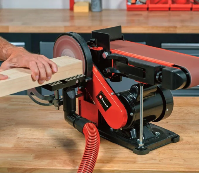Mașină de șlefuit cu bandă și disc EINHELL TC-US 380 380 w-11