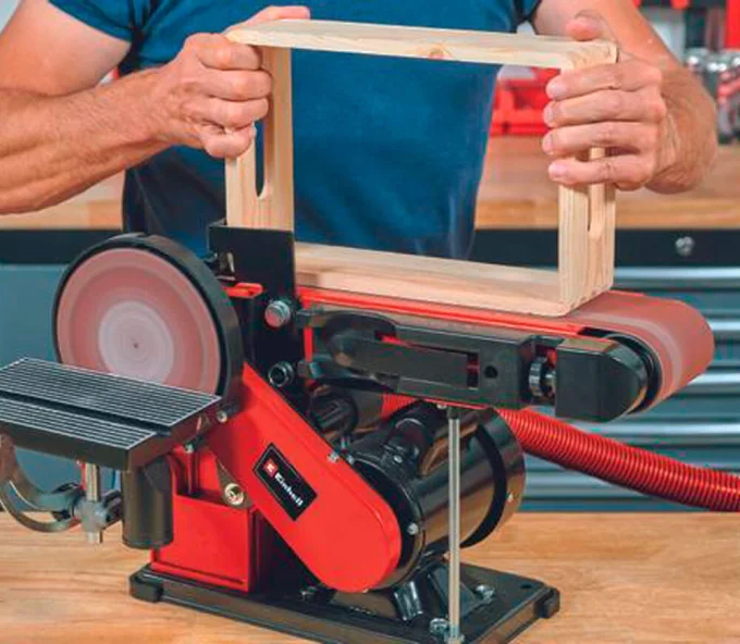 Mașină de șlefuit cu bandă și disc EINHELL TC-US 380 380 w-12