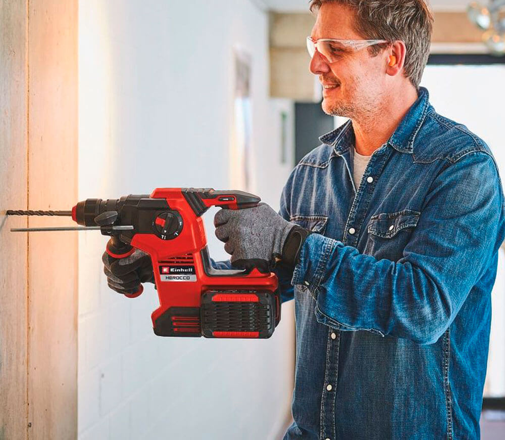 Ciocan rotopercutor cu acumulator (fără baterii) EINHELL HEROCCO XPWR SOLO 36 3.2J 18V photo 3