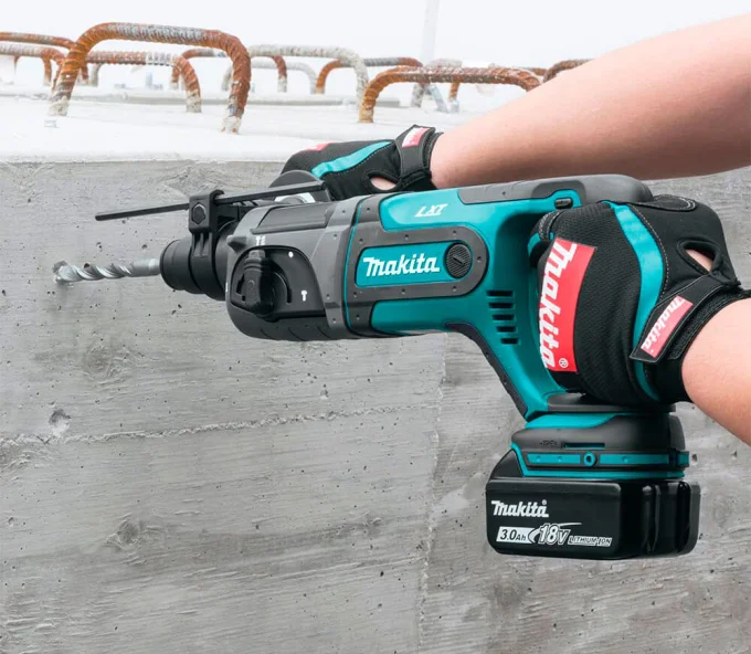 Ciocan rotopercutor cu acumulator MAKITA DHR241RFJ 1.9J 18V 3Ah-6
