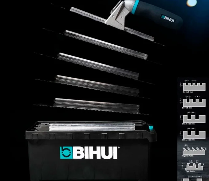 Set de drișce zimțate BIHUI PTSJG8-6