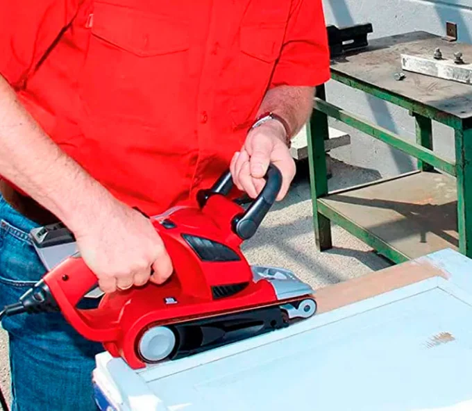 Шлифмашина ленточная EINHELL RT-BS 75 850вт 75 мм-12