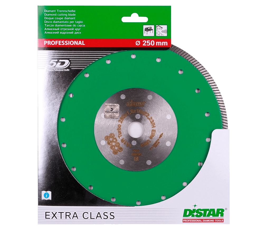 Алмазный отрезной диск DISTAR 10115024010 125мм турбо керамика/керамогранит/мрамор photo 0
