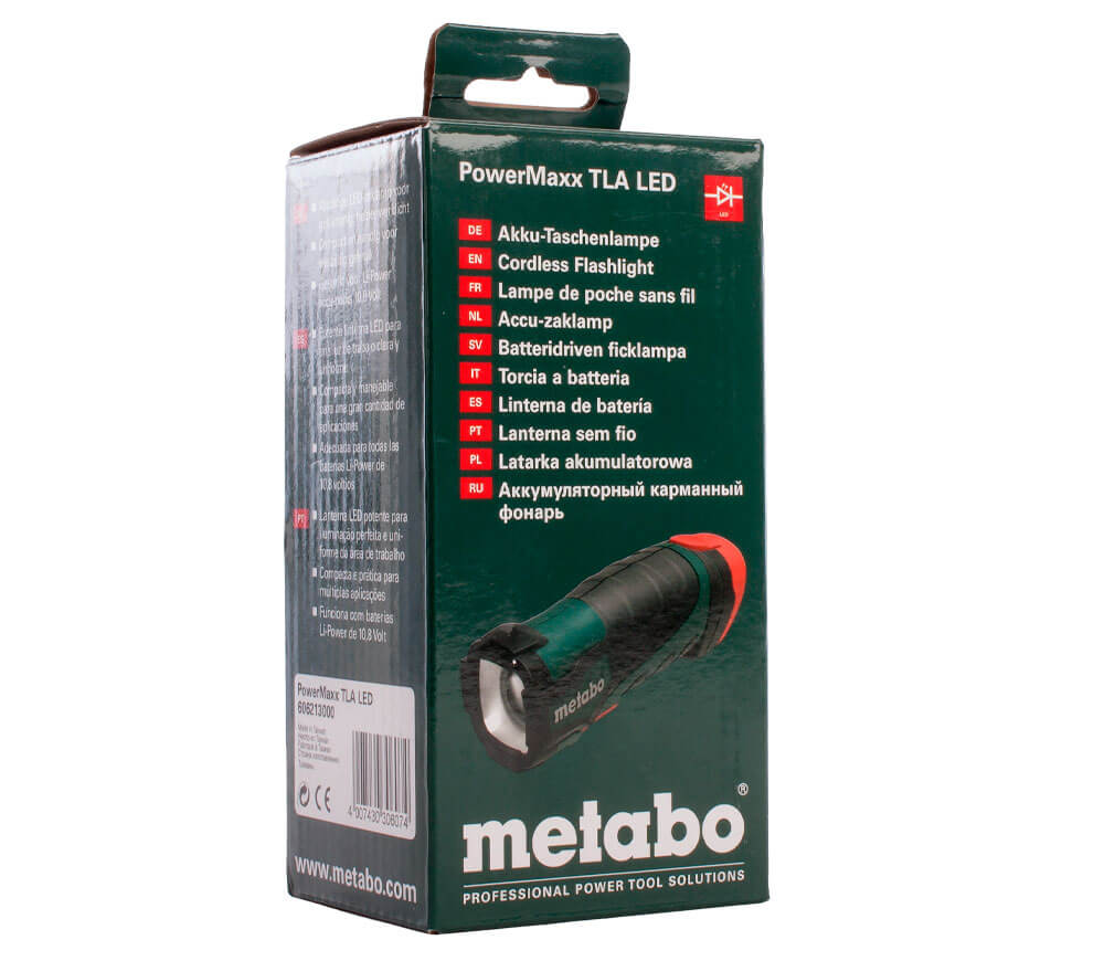 Lanternă construcții cu acumulator (fără baterii) METABO PowerMaxx TLA LED 210lm 10.8V photo 2