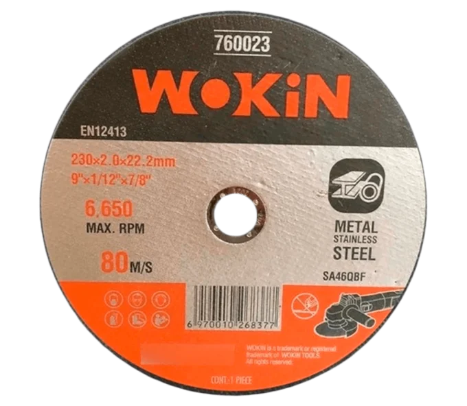 Disc de tăiat abraziv WOKIN 760023 230mm 2mm-1
