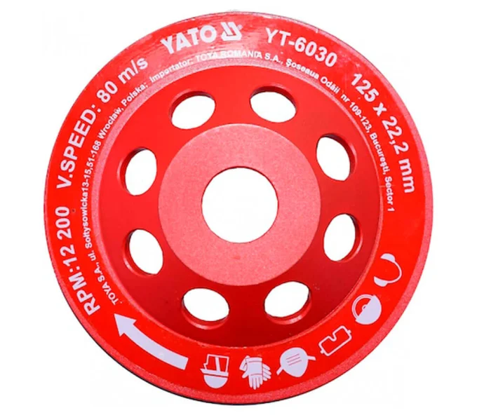 Disc de șlefuit beton YATO YT6030 125mm-4