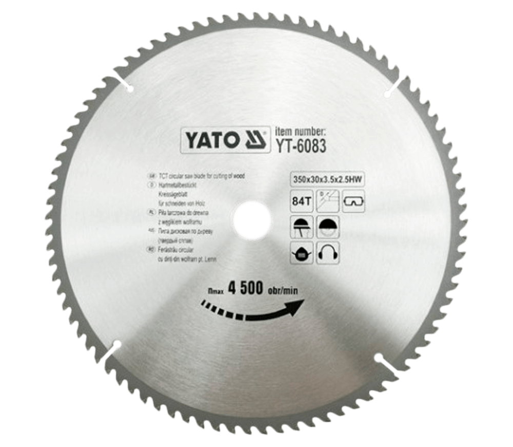 Disc pentru fierastrau electric YATO YT6083 350mm 84T photo