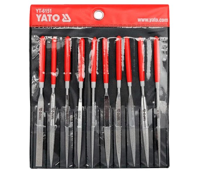 Набор 10 алмазных надфили YATO YT6151-1