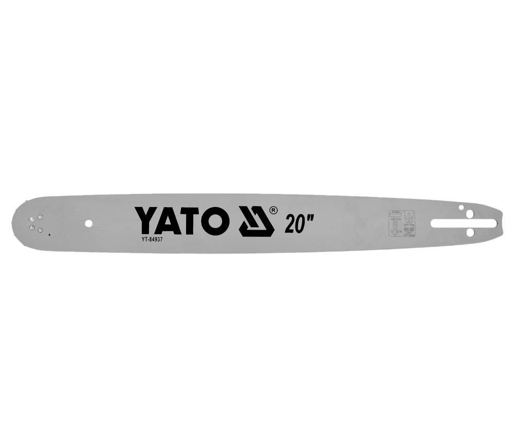 Bară de ghidaj fierăstrău cu lanț YATO YT84937 50cm 0.325" 76zale photo