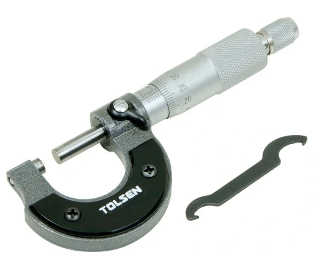 Micrometru Tolsen TS35055 0-25mm oțel photo 2