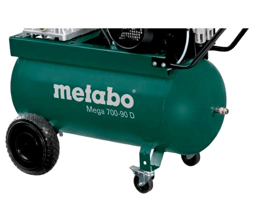 Компрессор METABO MEGA 700-90 D 650л/мин 90л photo 2