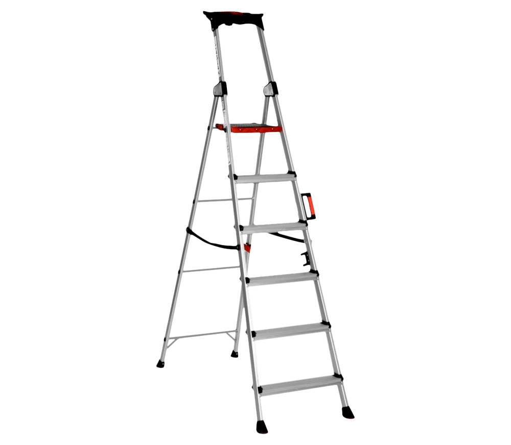 Профессиональная лестница с лотком-органайзером Cagsan AO-118-106 3.29m 150kg photo