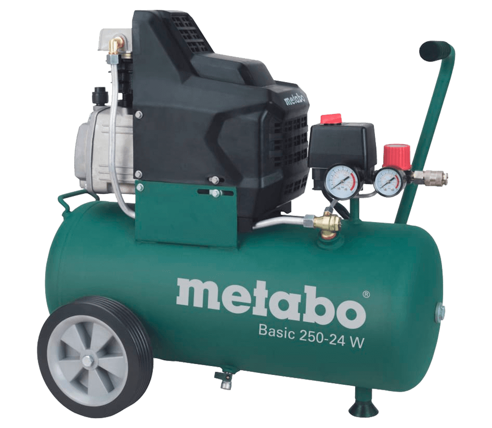 Безмасляный компрессор METABO Basic 250-24 W OF 200л/мин 24л photo