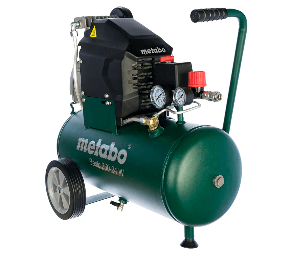 Безмасляный компрессор METABO Basic 250-24 W OF 200л/мин 24л photo 0