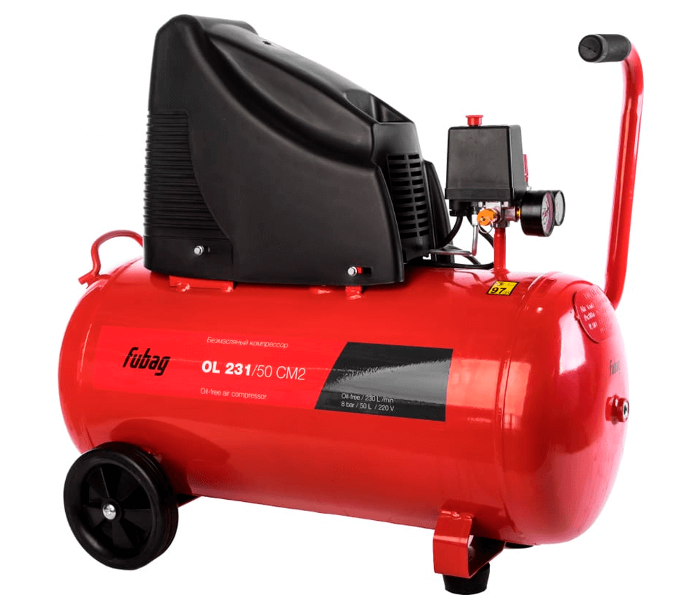 Compresor fără ulei FUBAG OL231/50CM2 230l/min 50L photo 0