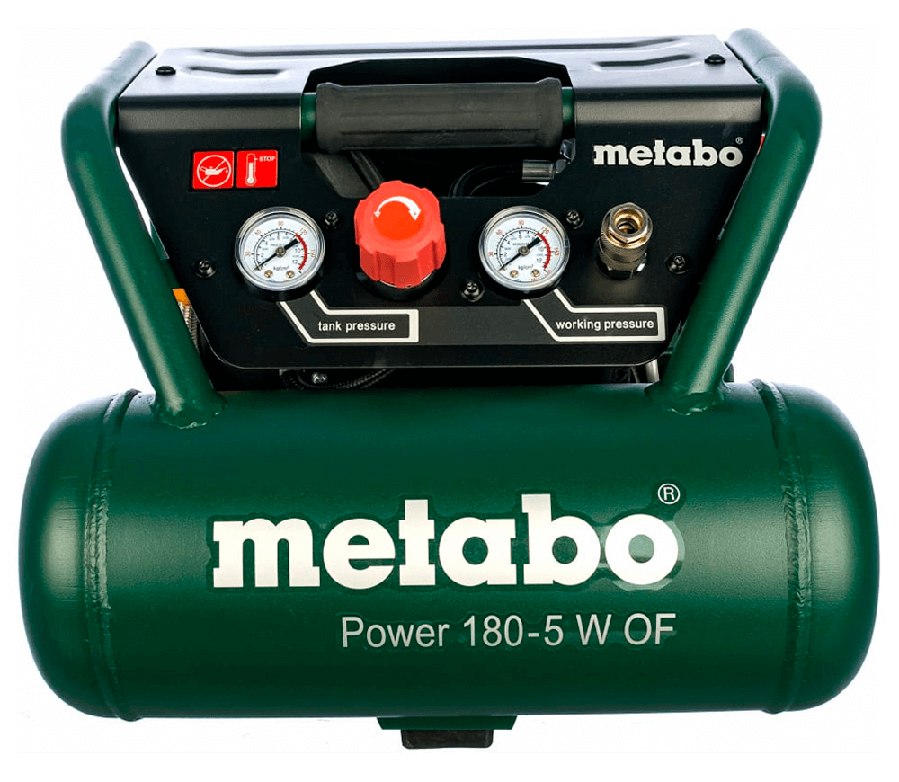 Compresor fără ulei METABO POWER 180-5 W OF 160l/min 5L photo 0