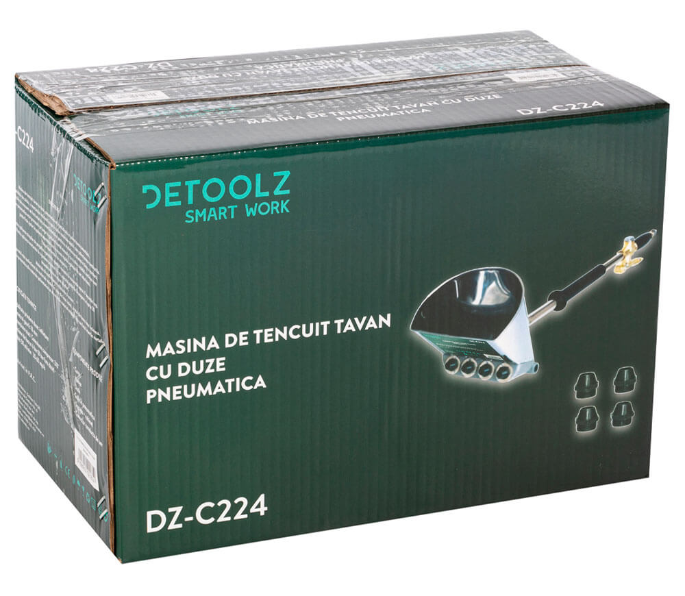 Dispozitiv de tencuit pneumatic DETOOLZ DZ-C224 4L 18mm photo 6