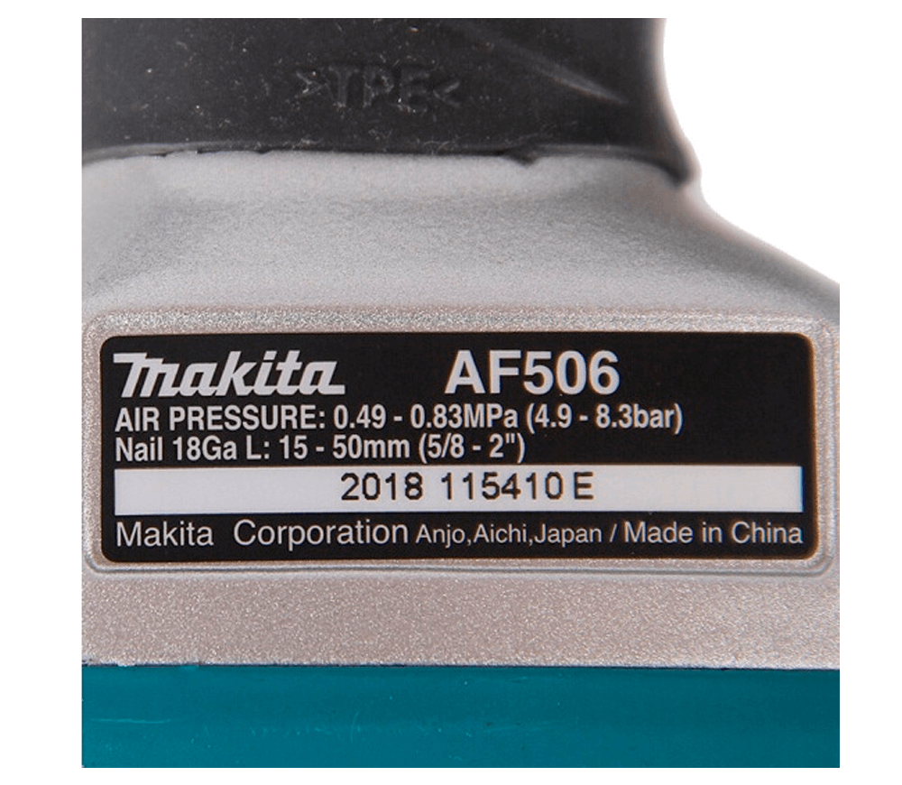 Capsator pneumatic MAKITA AF506 50mm 8bar photo 2