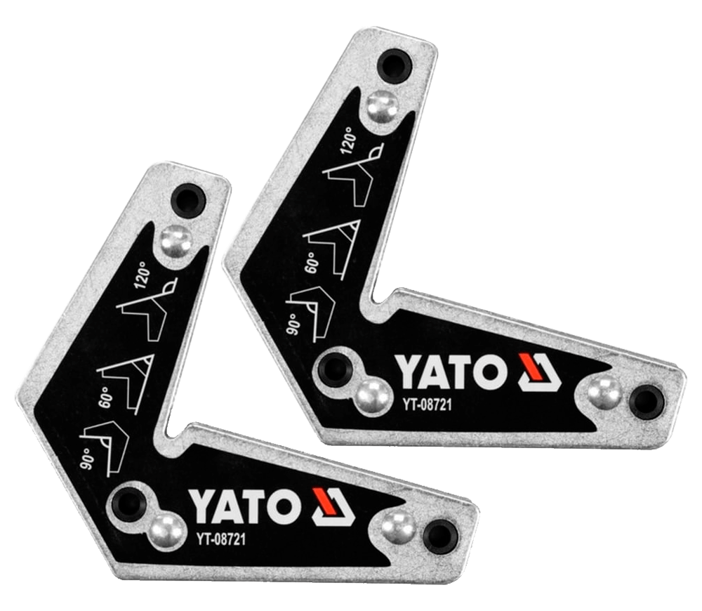 Set de 2 colțare magnetice pentru sudura YATO YT08721 60/90/120 10kg photo
