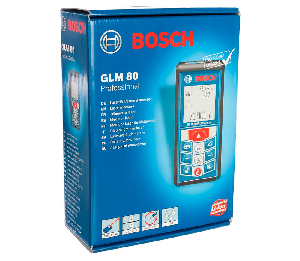 Дальномер BOSCH GLM80 (0601072300) 80m photo 10
