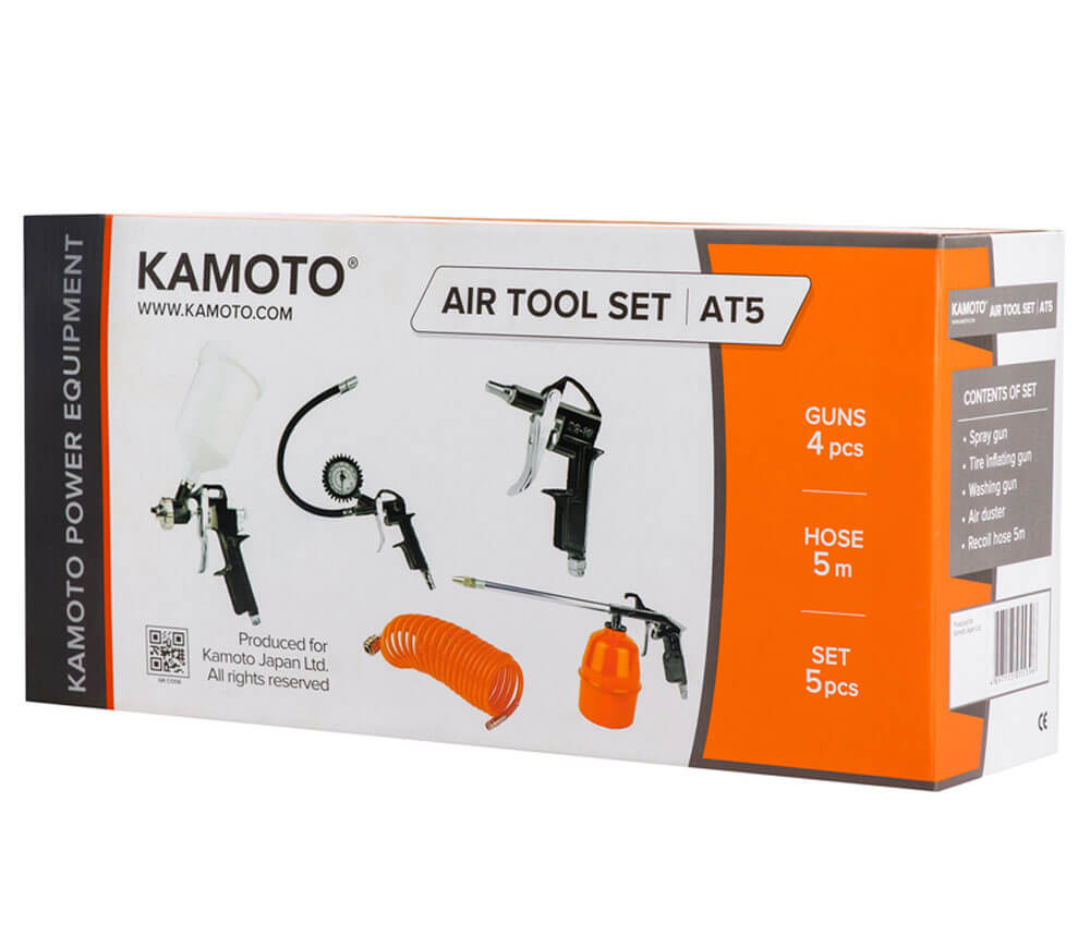 Набор 5 пневмоинструментов KAMOTO AT5 photo 5