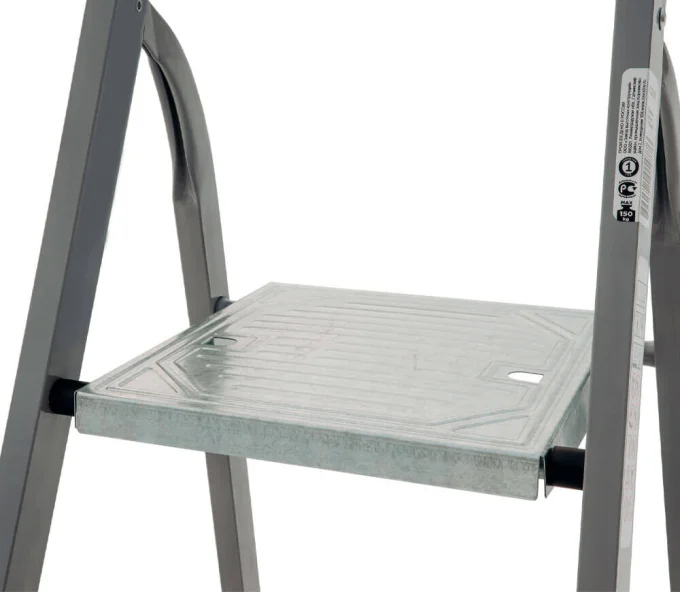 Стремянка стальная с алюминиевыми ступенями LIDER-TECH 1130106 1.25m 150kg-5