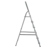 Стремянка стальная с алюминиевыми ступенями LIDER-TECH 1130106 1.25m 150kg-3