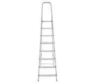 Стремянка стальная с алюминиевыми ступенями LIDER-TECH 1130108 1.69m 150kg-2