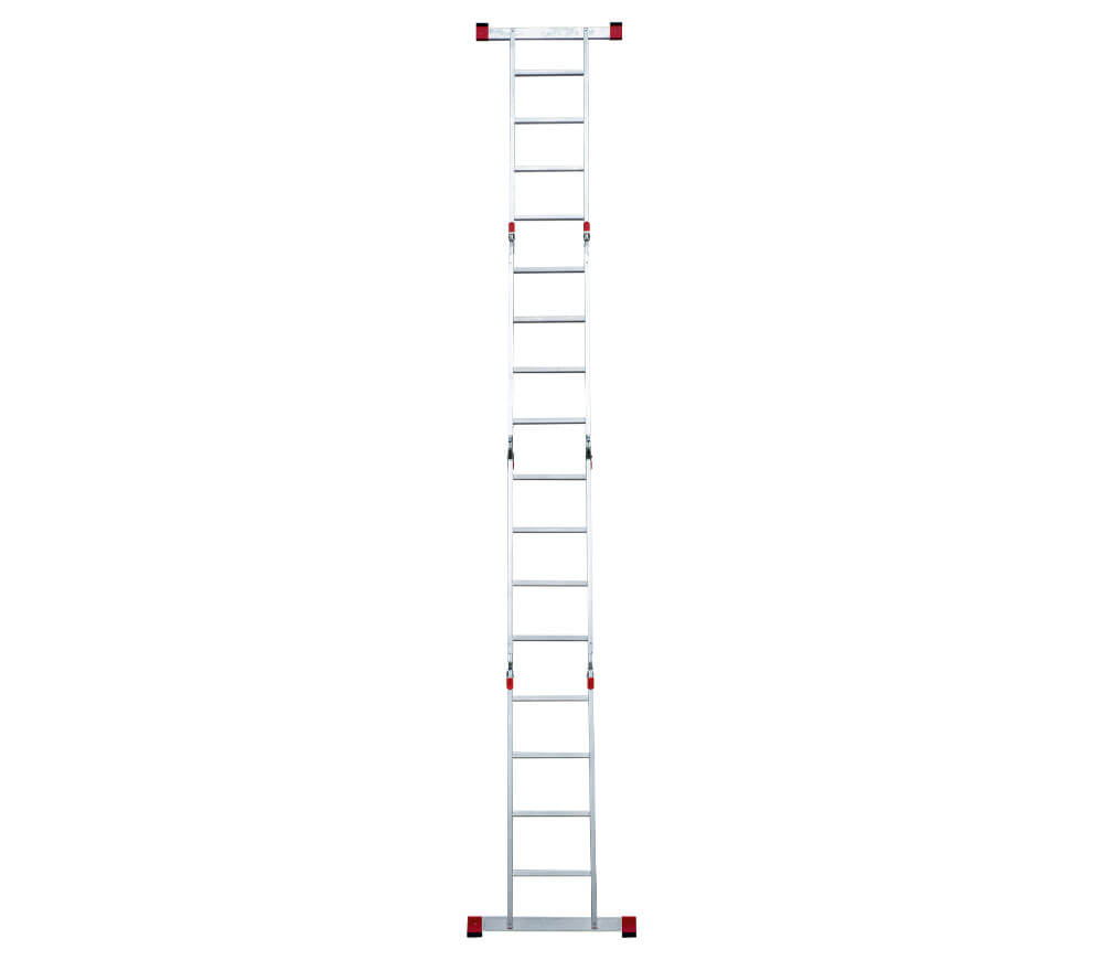 Профессиональная алюминиевая лестница-трансформер NOVAYA VYSOTA 3320404 4.51m 150kg photo 8