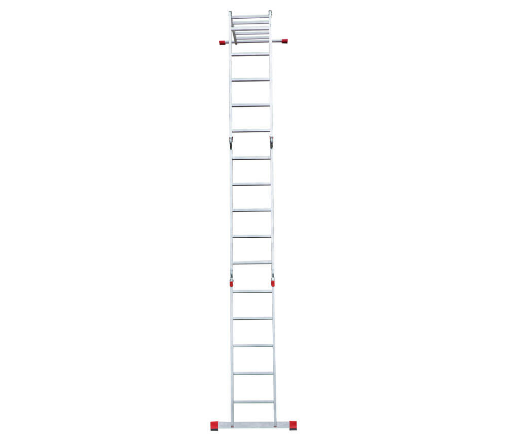 Профессиональная алюминиевая лестница-трансформер NOVAYA VYSOTA 3320405 5.54m 150kg photo 8