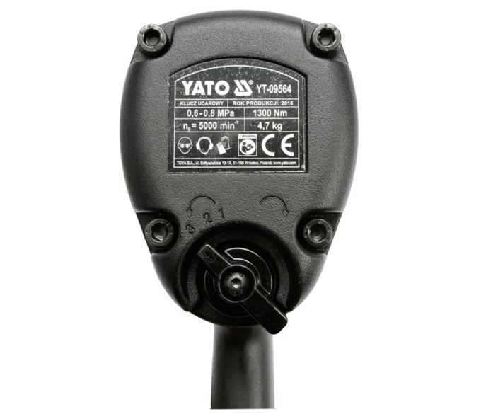Mașină de înșurubat cu impact pneumatică YATO YT09564 1300Nm 5000rot/min-4