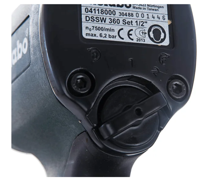 Пневматический ударный гайковерт METABO DSSW 360 SET 1/2" 360Нм 7500об/мин-4