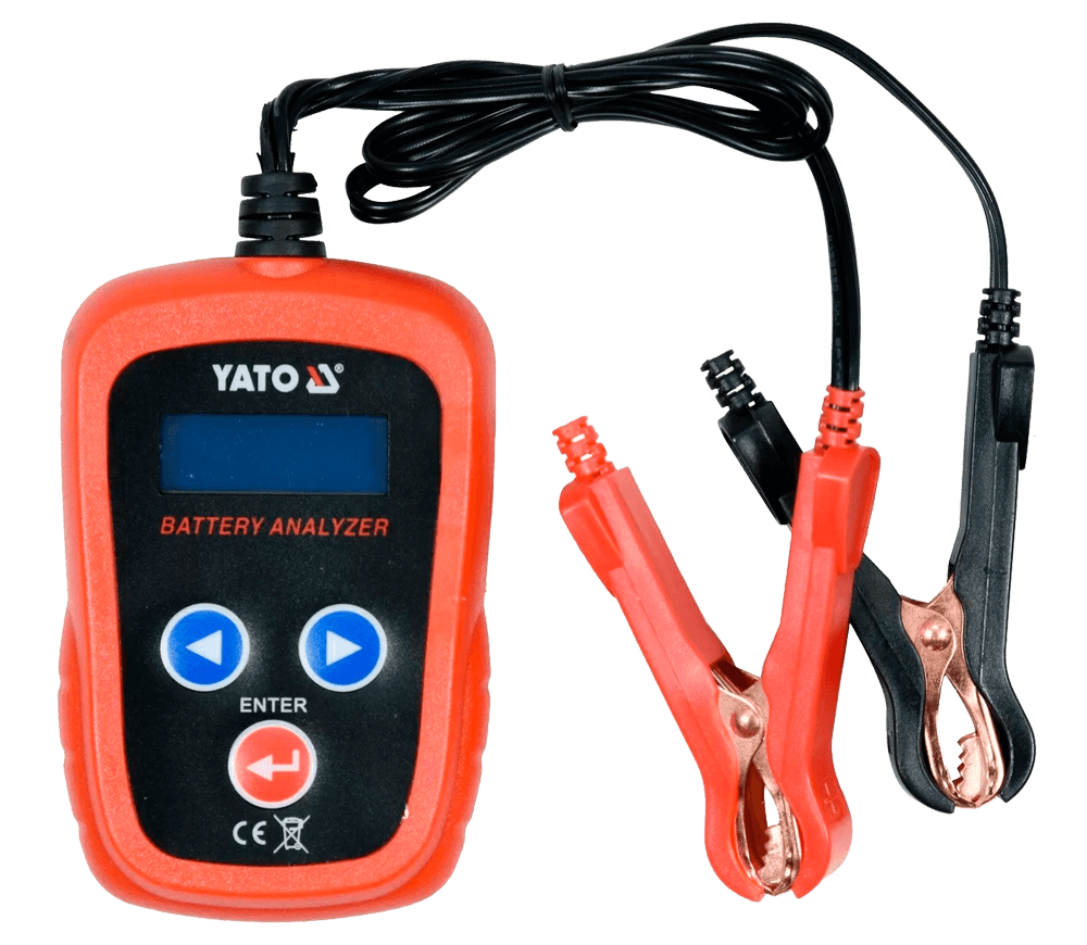 Тестер для аккумулятора автомобиля YATO YT83113 12В 200/1200A photo
