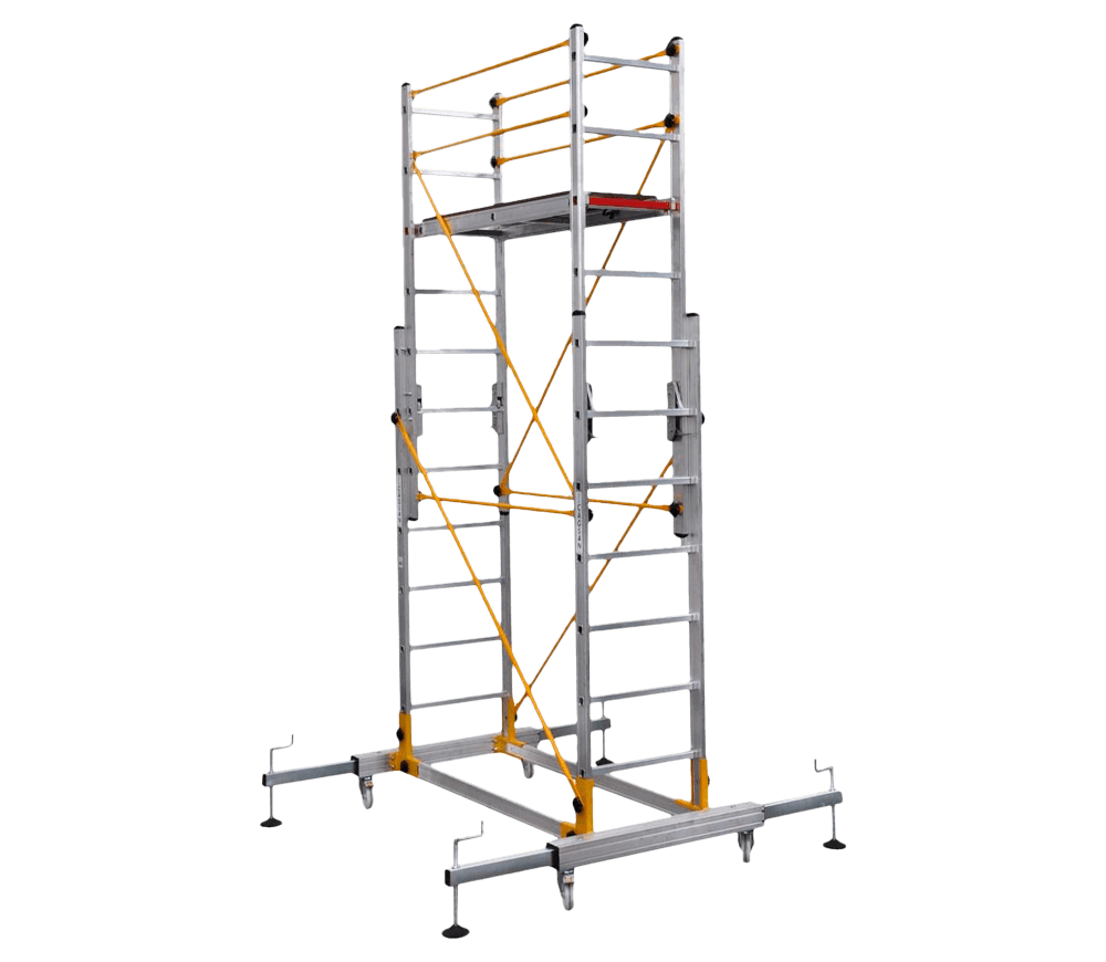Turn mobil pentru lucrări de construcţie şi montaj CAGSAN S004 3.90m aluminiu photo