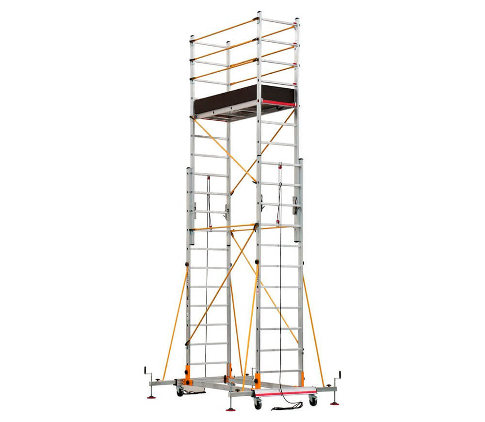 Turn mobil pentru lucrări de construcţie şi montaj CAGSAN S006 XL 6.52m aluminiu photo 0