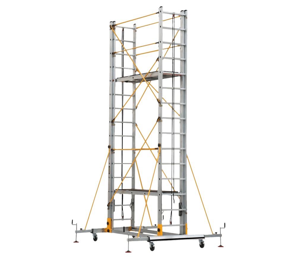 Turn mobil pentru lucrări de construcţie şi montaj CAGSAN S008 8.15m aluminiu photo
