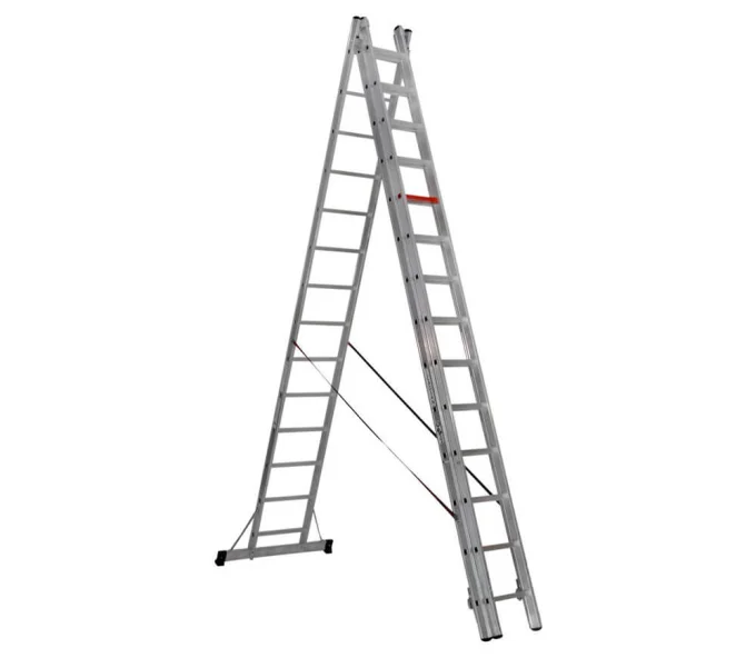 Лестница трехсекционная CAGSAN TS220 9.7m 150kg-2