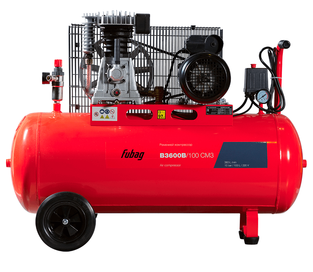 Compresor FUBAG 61431372 360l/min 100L photo 0
