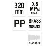 Pistol de suflat YATO YT-23732 320mm 8bar-4