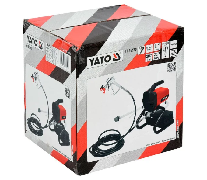 Краскопульт YATO YT82560 650вт 207бар-5