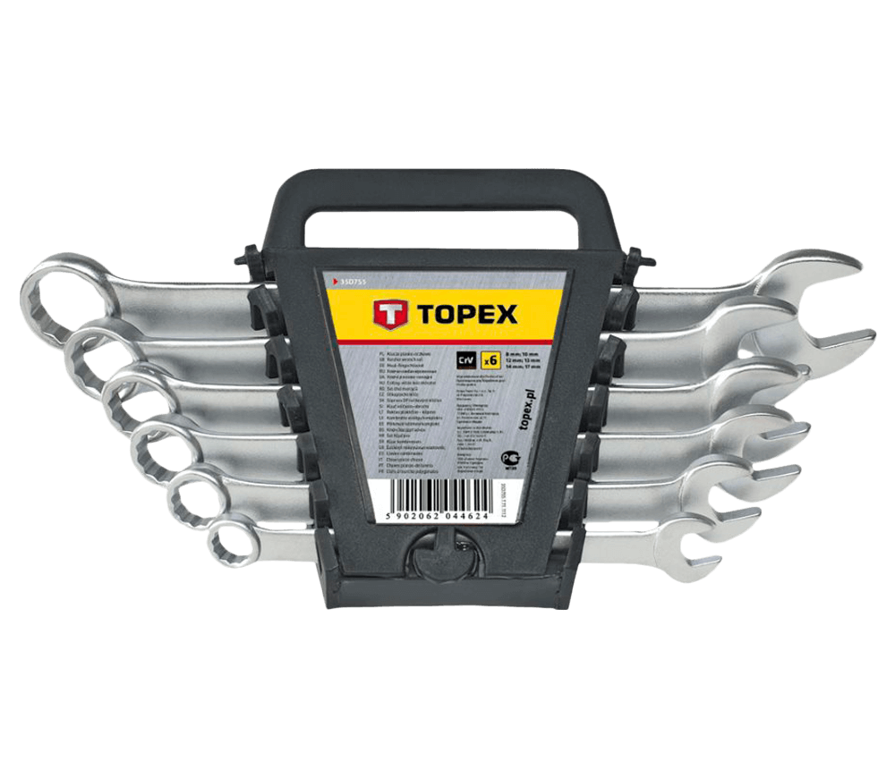 Set 6 chei combinate TOPEX 35D755 8x17mm photo