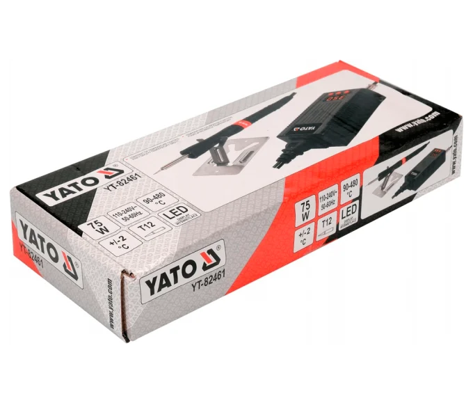 Паяльник YATO YT82461 75вт 480°C 110 - 240 В-4